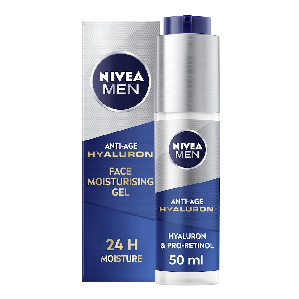Nivea Men Hyaluron Moisturising Face Gel 50Ml