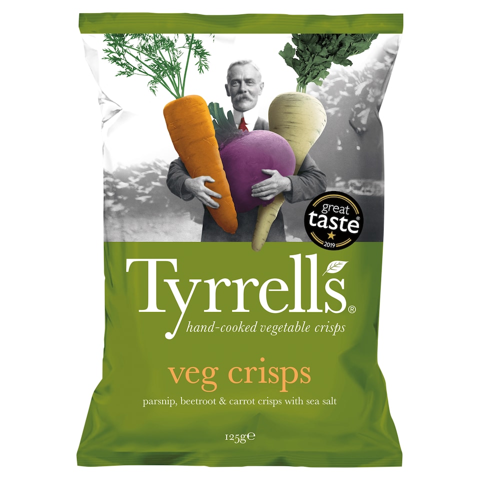 Tyrrell's Brambůrky ze směsi kořenové zeleniny s mořskou solí 125g