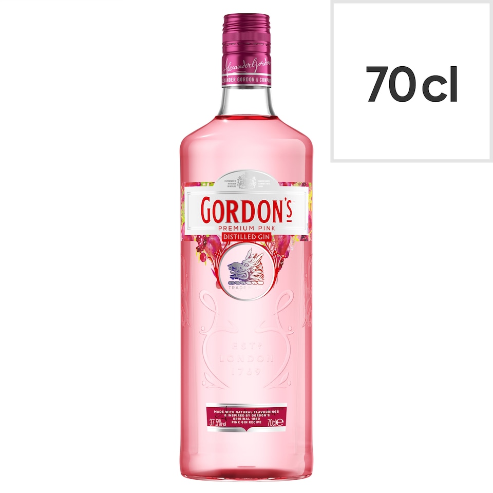 Gordon's Premium Pink Gin Based Flavoured Spirit Drink 35% Vol 70cl