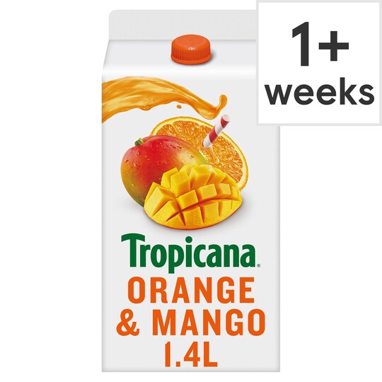 image 1 of Tropicana Orange & Mango Fruit Juice 1.4L