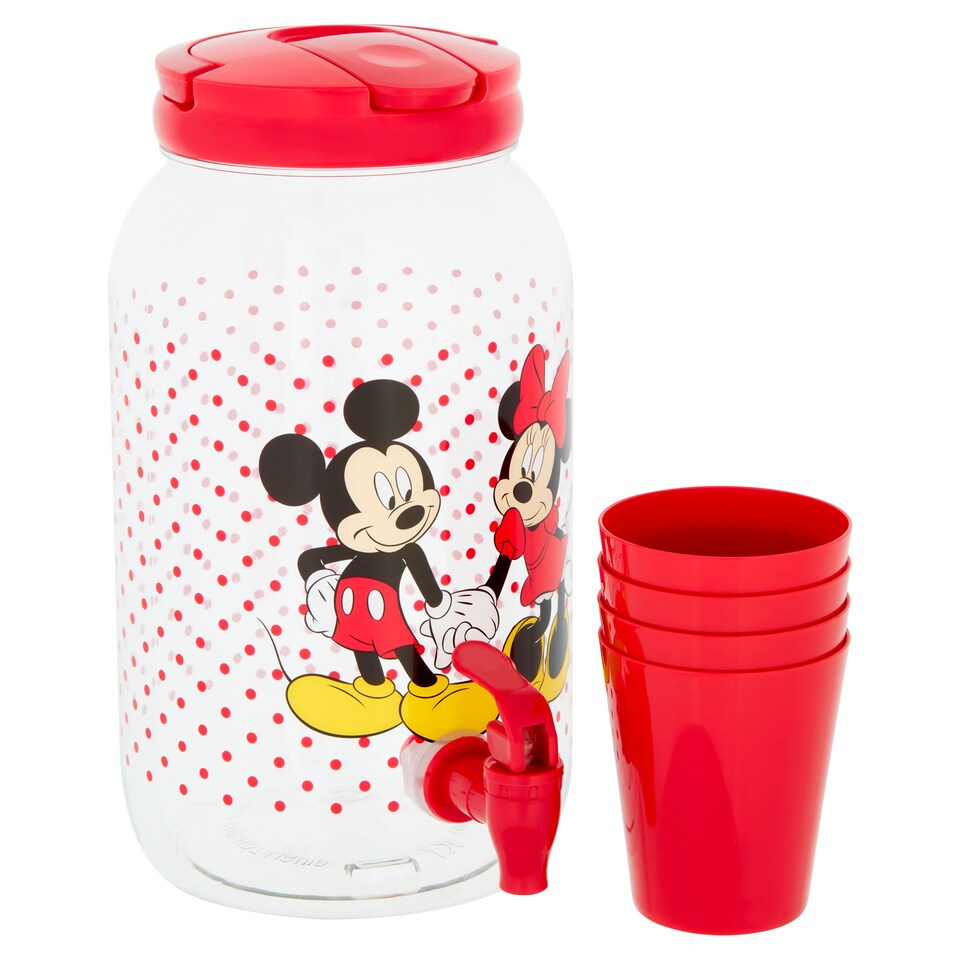 image 1 of Tesco Disney Mickey & Minnie Drink Dispenser