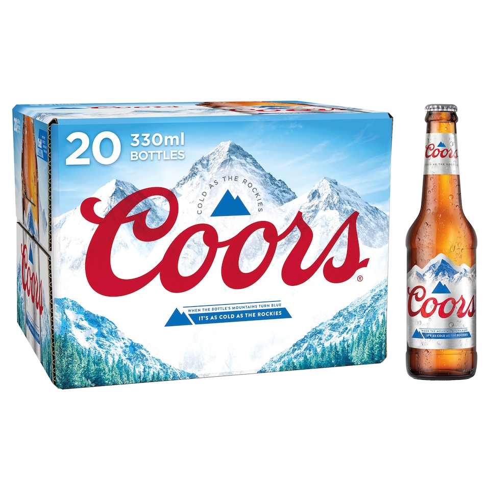 Coors Light 20 Pack Bottles 20X33cl
