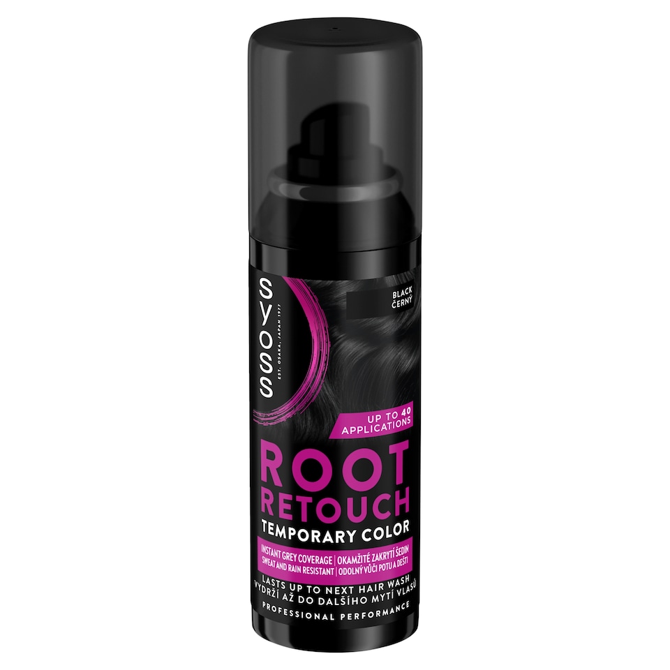 Syoss Root Retouch Temporary Color Black 120ml
