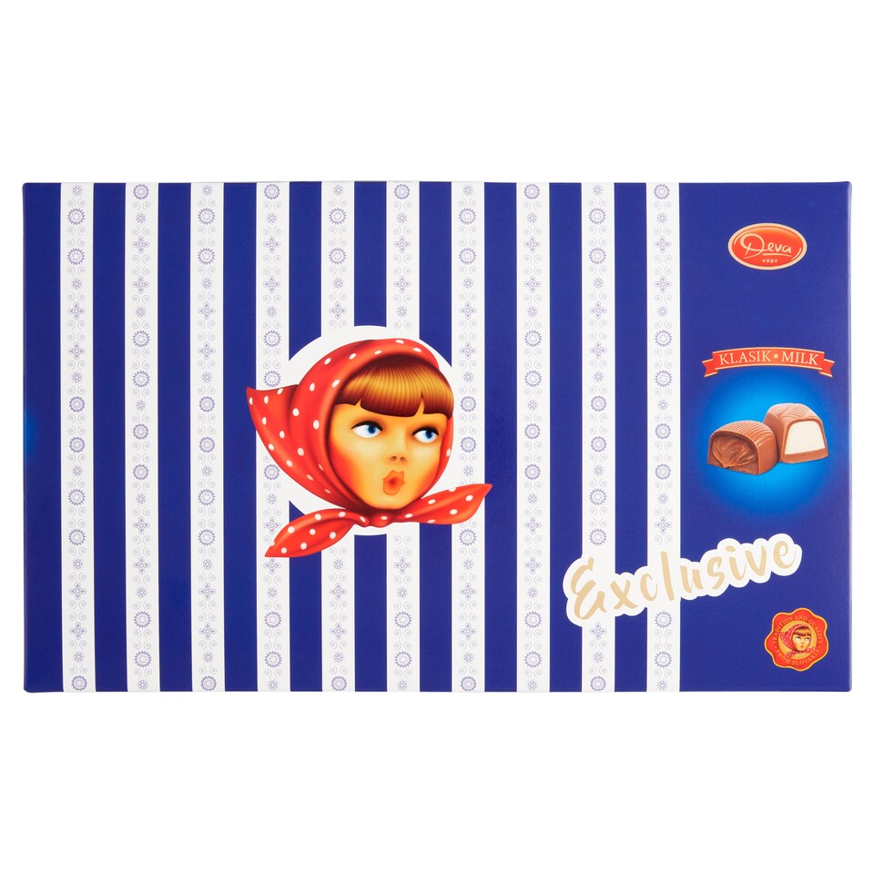 obrázok 1 z Deva Exclusive zmes bonbónov z mliečnej čokolády s náplňou 130 g