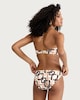 image 3 of F&F Chain Print Bandeau Bikini Top in Multi Orange