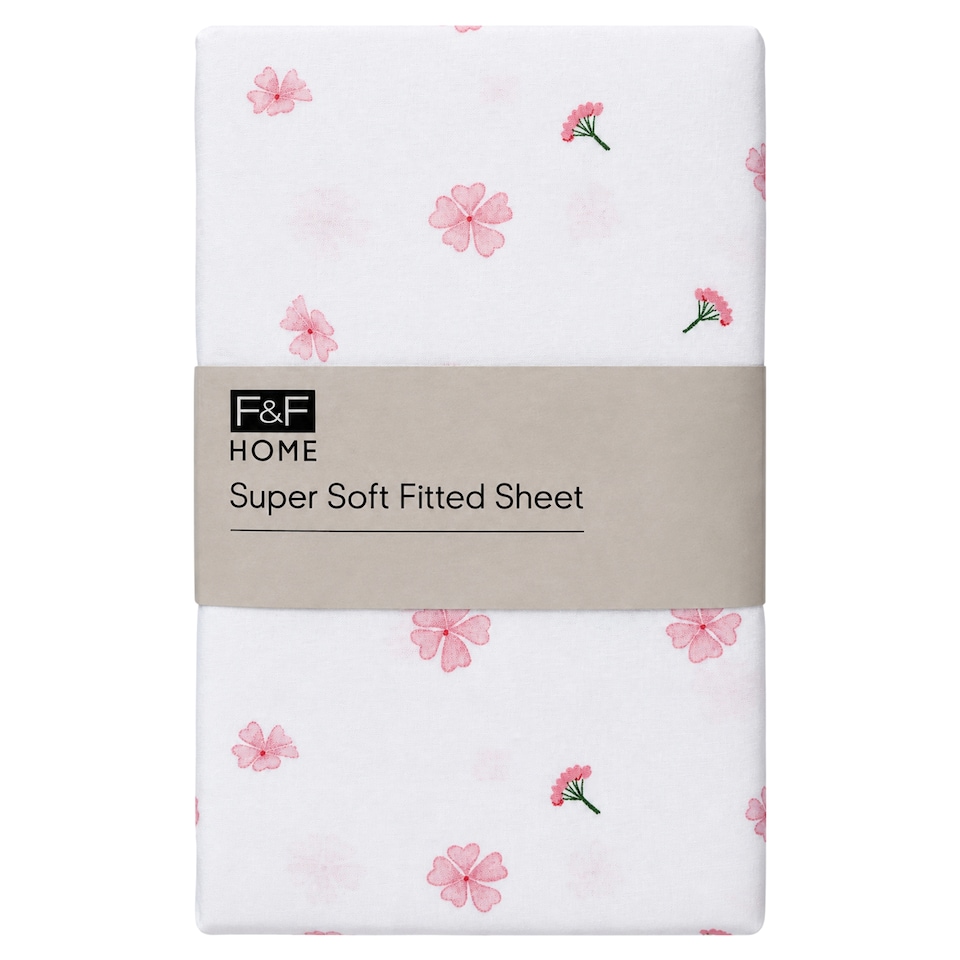 F&F Home Flower gumis lepedő 220 cm x 200 cm