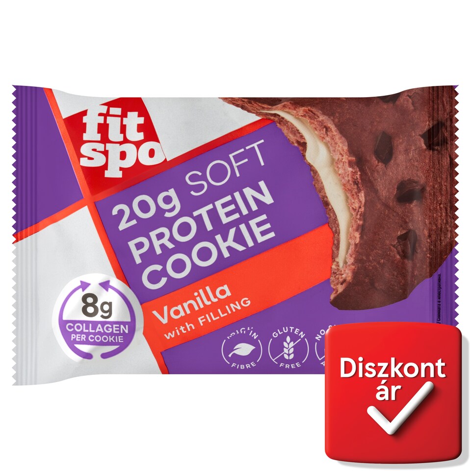 image 1 of FitSpo Protein Cookie Vanilla Flavour with no Added Sugar 70 g