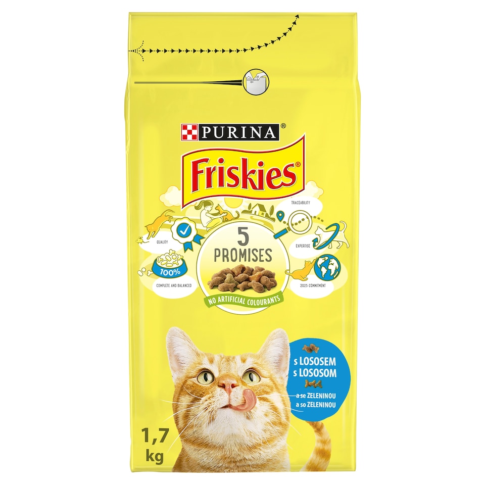 image 1 of Friskies s lososom a so zeleninou 1,7 kg