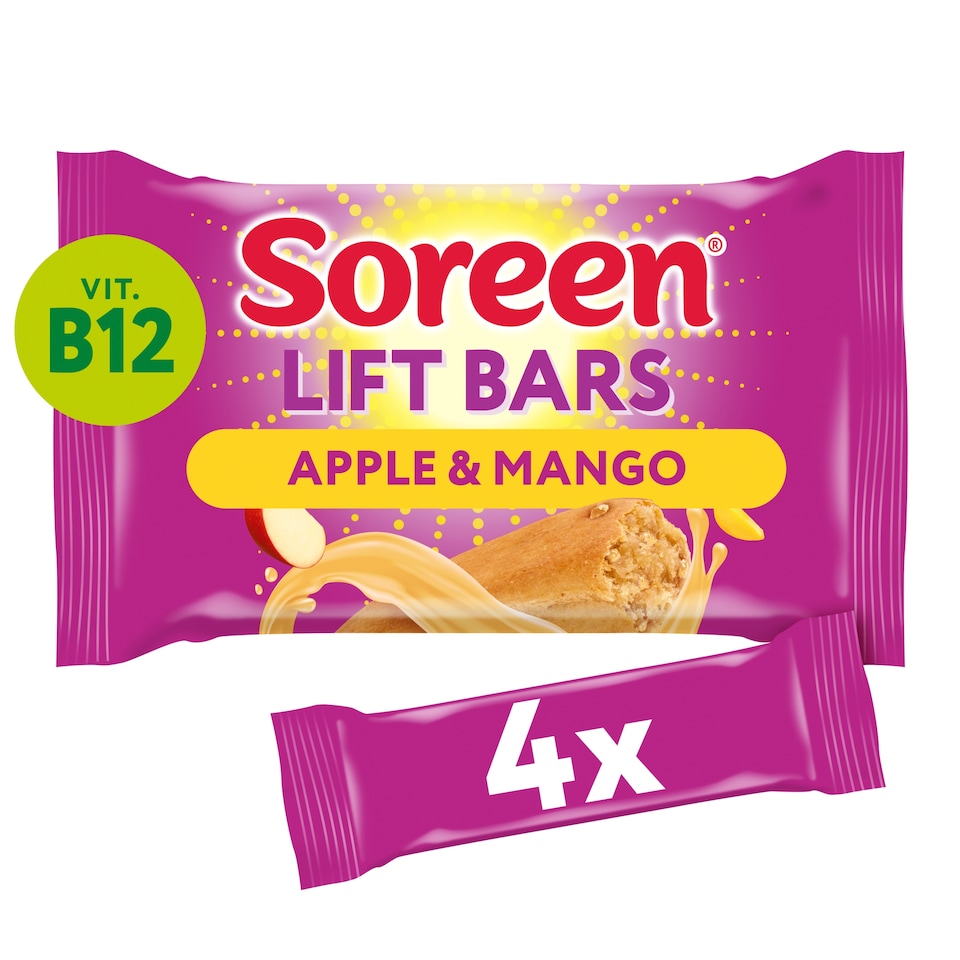 Soreen Lift Apple & Mango 4 Pack 168g 