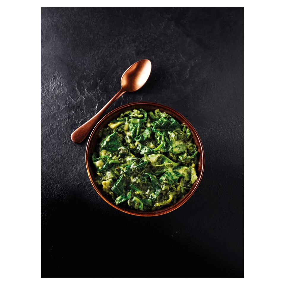 image 1 of Tesco Finest Dine In Creamed Spinach 250g