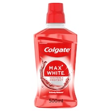 Colgate Max White Expert Whitening Mouthwash Alcohol Free 500ml