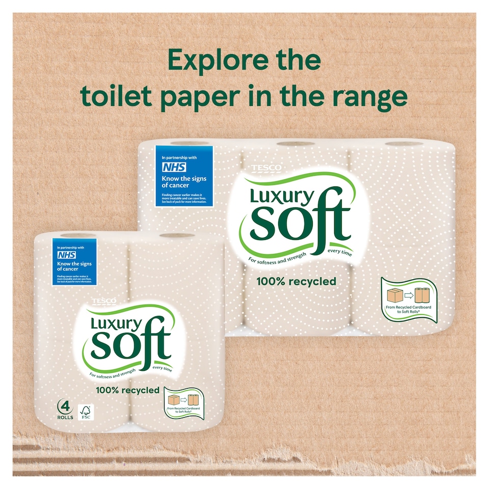 image 1 of Tesco 100% Recycled Kitchen Towel 2 Roll