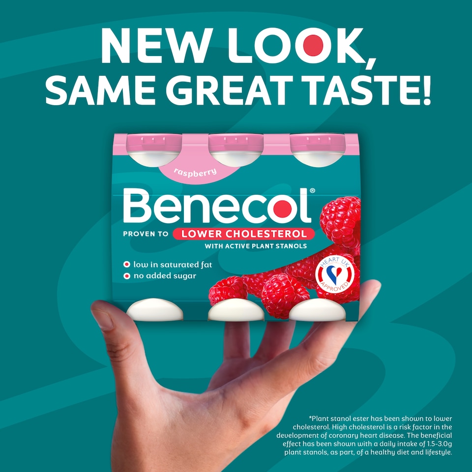 image 1 of Benecol Raspberry No Added Sugar 6 x 67.5g
