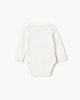 image 2 of F&F Baby Pure Cotton Pumpkin Bodysuit in White