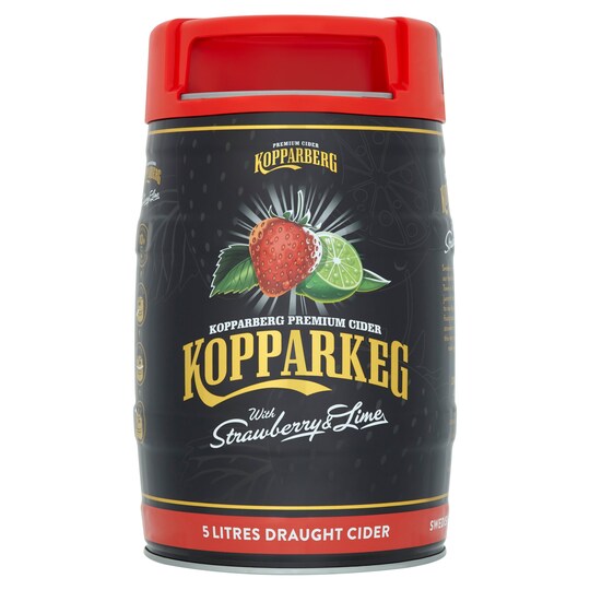 Kopparkeg Strawberry & Lime Cider 5L Tesco Groceries