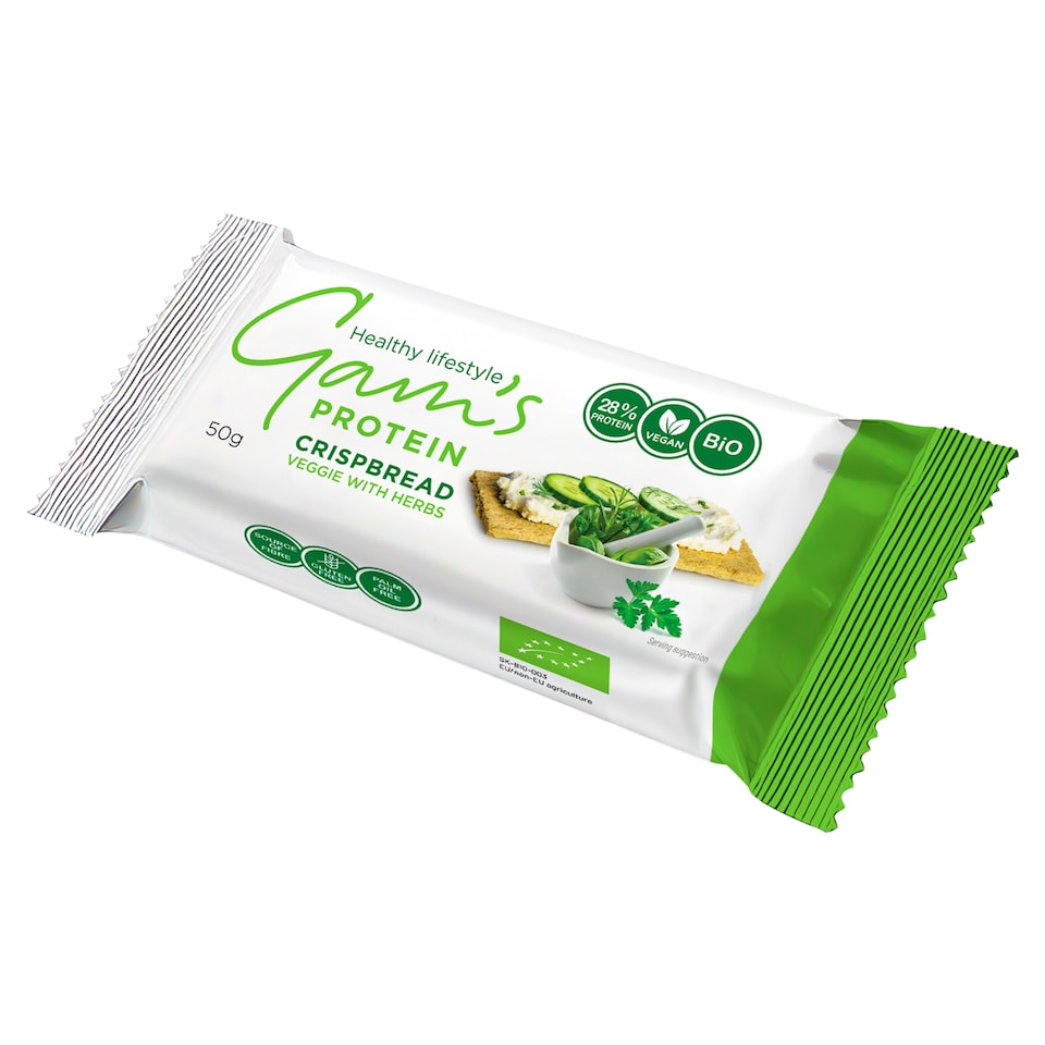 obrázok 1 z Gam's Bio proteínový vegánsky plátok s bylinkami 50 g