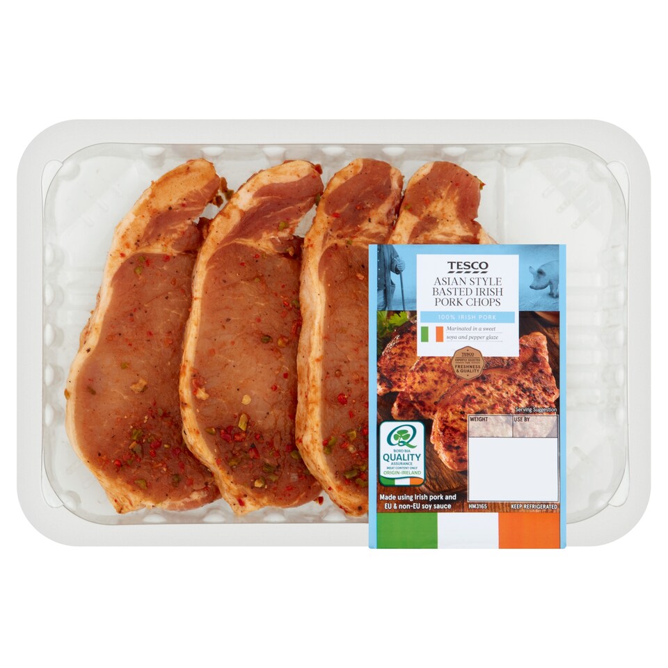 Tesco Asian Style Basted Pork Chops 500G