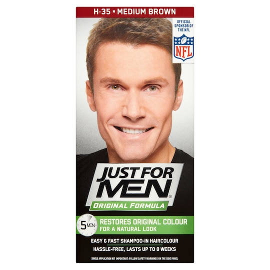 Just For Men Hair Colourant Medium Brown Tesco Groceries