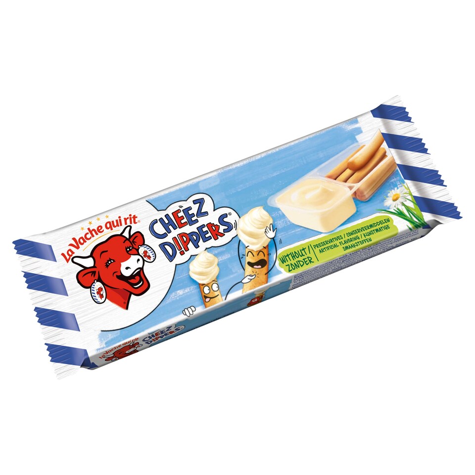 La Vache Qui Rit Cheese Dippers ömlesztett sajtkészítmény kenyérrudacskákkal 35 g