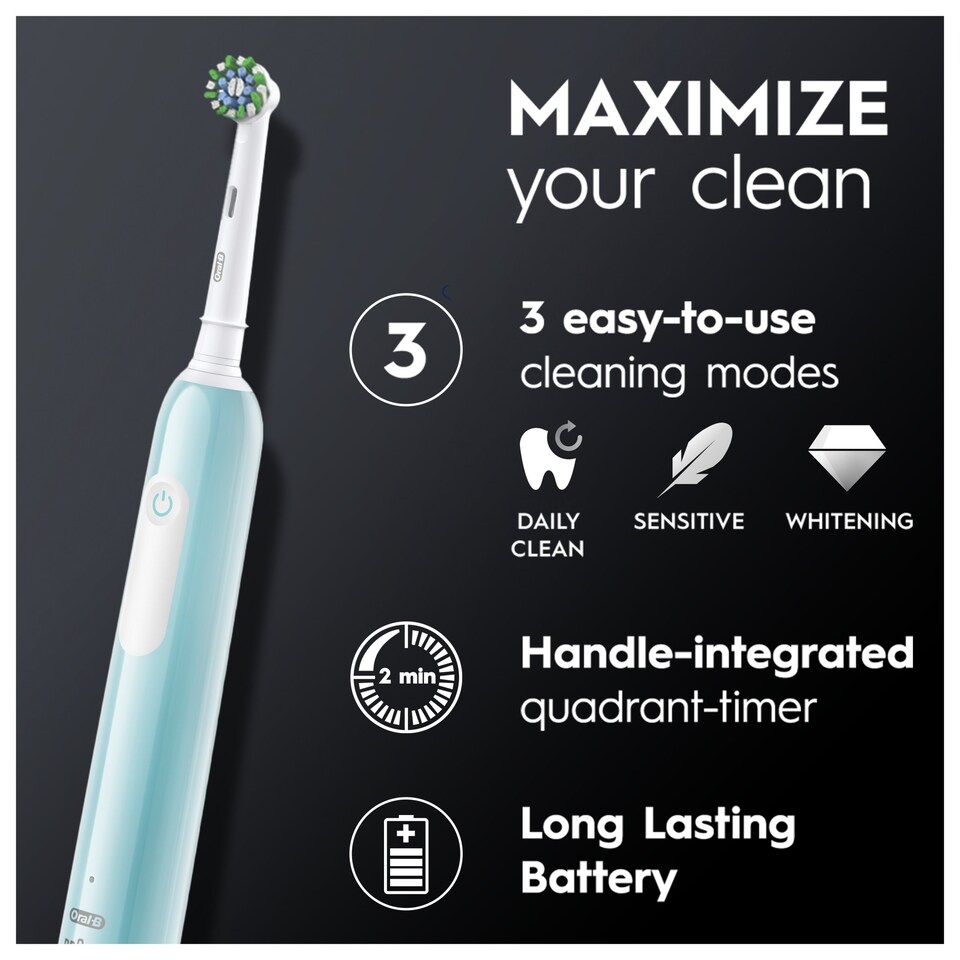 image 1 of Oral-B Pro 1 Cross Action Electric Toothbrush