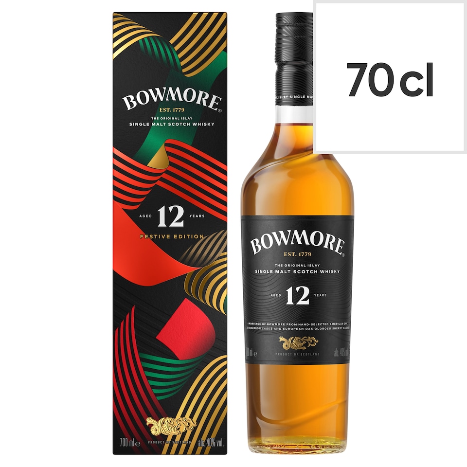 Bowmore 12 Year Old Single Malt Scotch Whisky 70cl
