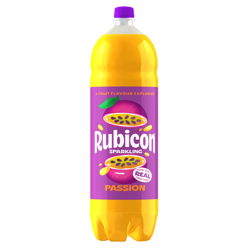 Rubicon Sparkling Passion Fruit Juice Drink 2 Litre
