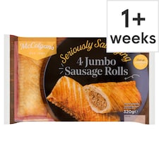 Mccolgans 4 Jumbo Sausage Roll 320G