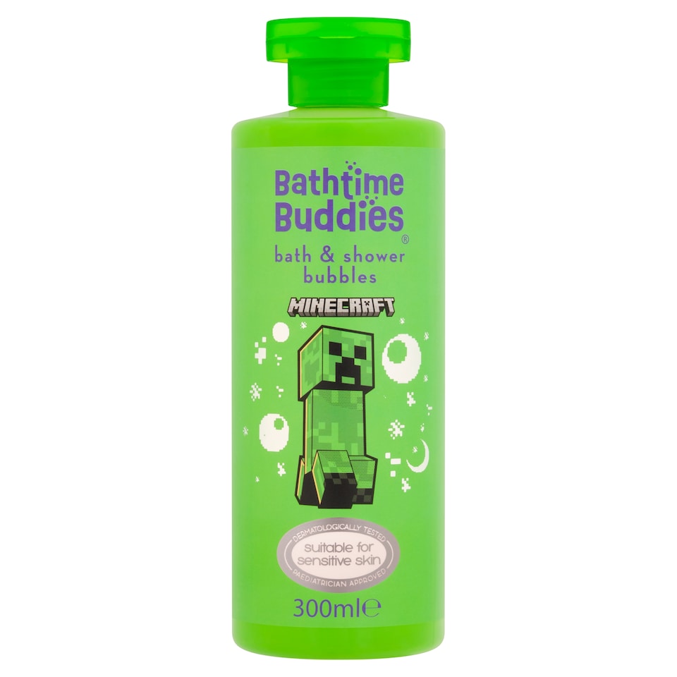 Bathtime Buddies Minecraft bath & shower bubbles 300ml
