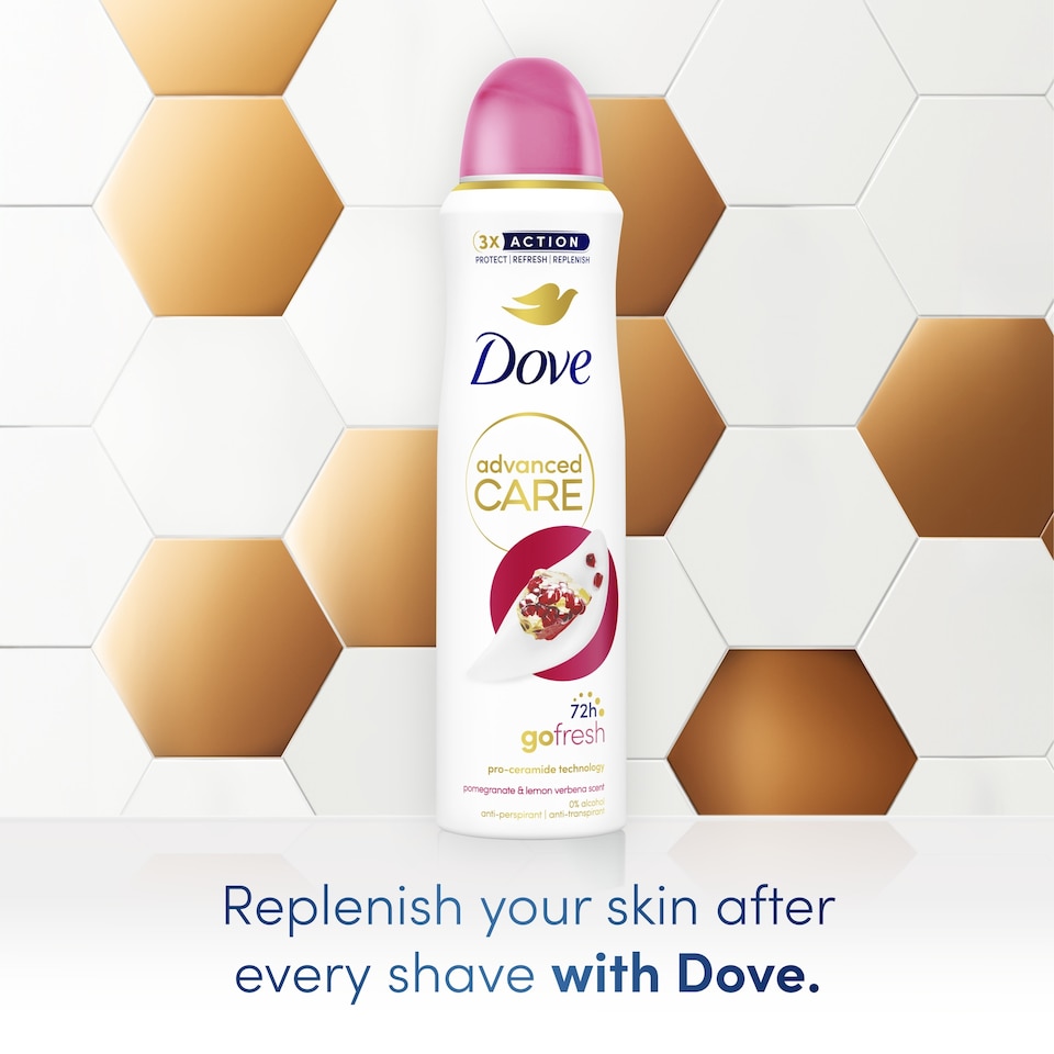 image 1 of Dove Women Go Fresh Pomegranate 72h Advanced Care Antiperspirant Deodorant 200ml