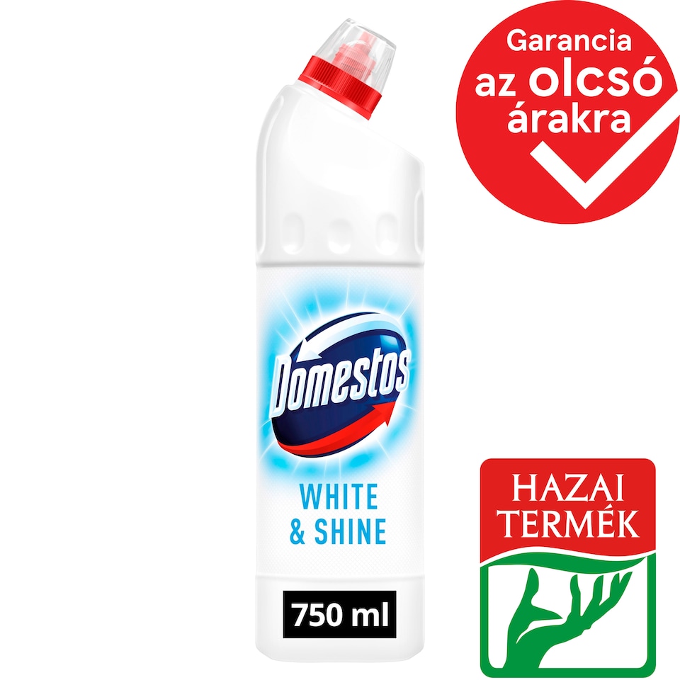 DOMESTOS Extended Power Disinfectant Liquid Cleaner White & Shine 750 ml