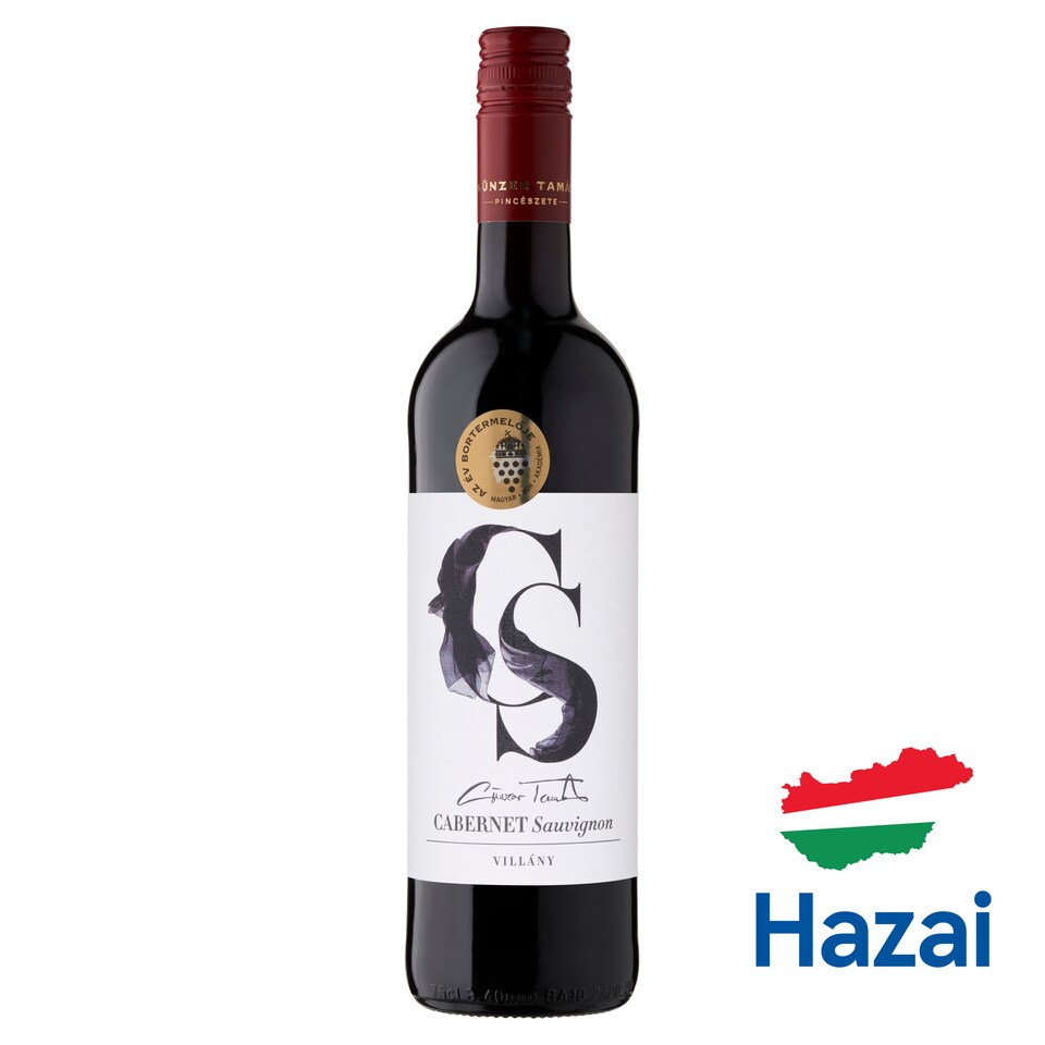 Günzer Tamás Villányi Cabernet Sauvignon classicus száraz vörösbor 14% 750 ml 