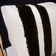 image 2 of Cosmo Living Black Crafted Stripe Duvet Set Double