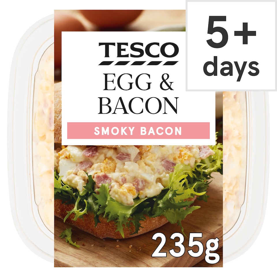 Tesco Egg & Bacon Sandwich Filler 235g