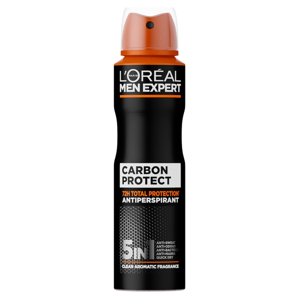 L'Oreal Men Expert Carbon Protect Antiperspirant Spray Deodorant 150ml