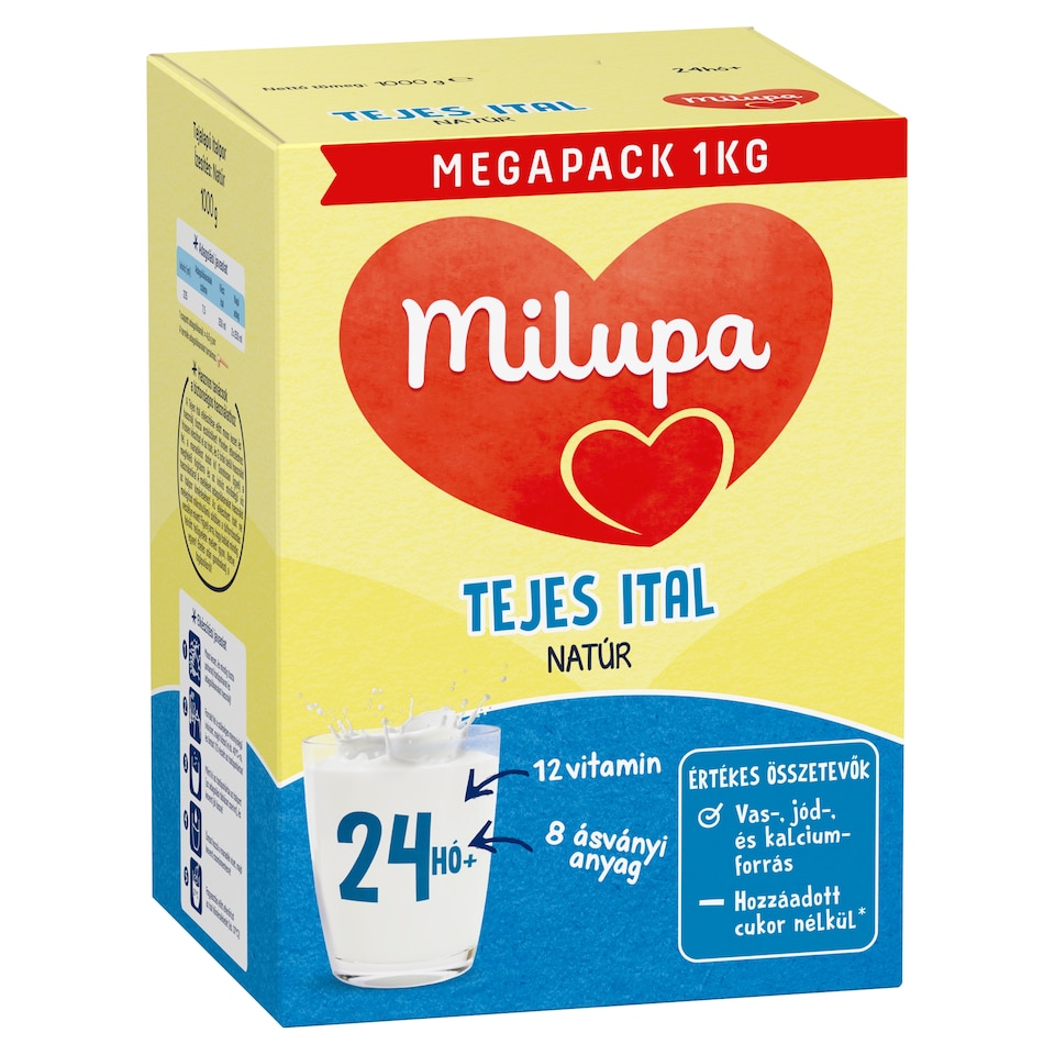 Milupa natúr tejes ital 24 hó+ 2 x 500 g (1000 g)