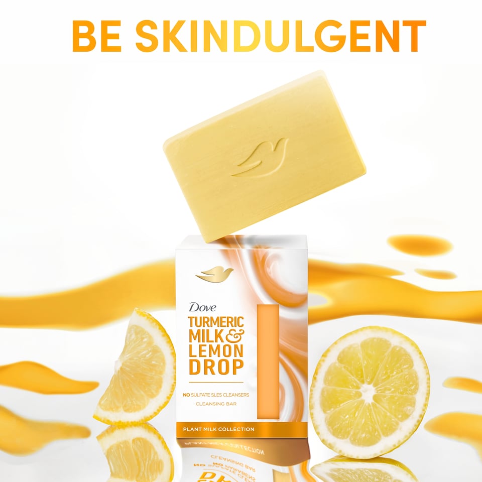image 1 of Dove Bar Turmeric Milk & Lemon Drop 141g