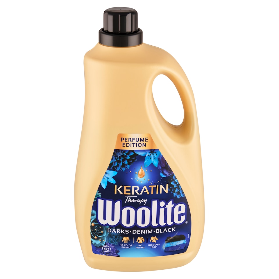 image 1 of Woolite Keratin Therapy Perfume Edition Liquid Detergent for Black and Dark Laundry 60 Washes 3.6 L