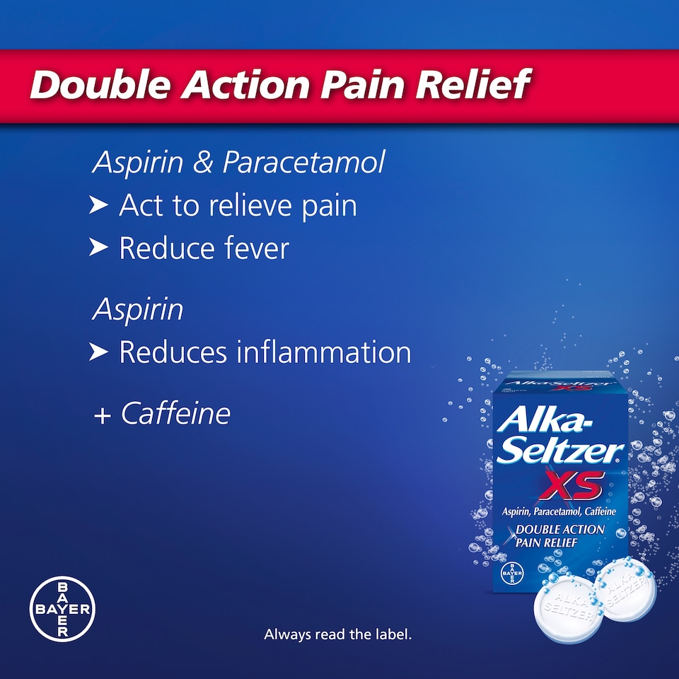 image 1 of ALKA SELTZER XS Double Action Tablets 20 pack