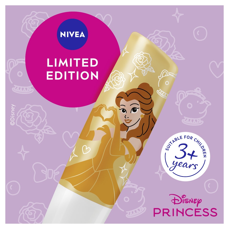 image 1 of NIVEA Disney Cinderella Vanilla Buttercream Lip Balm 4.8g
