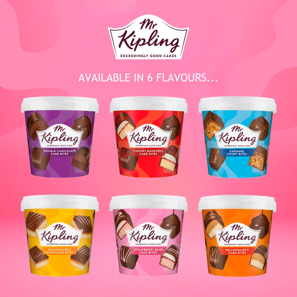 image 1 of Mr Kipling Millionaires Chocolate Caramel Shortcake Mini Cake Bites 254g