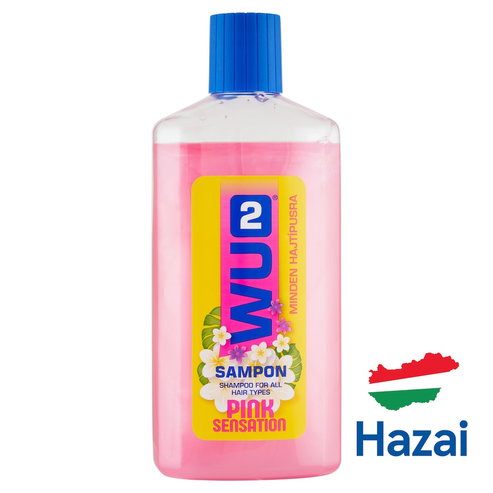 WU2 Pink Sensation Shampoo for All Hair Types 1000 ml