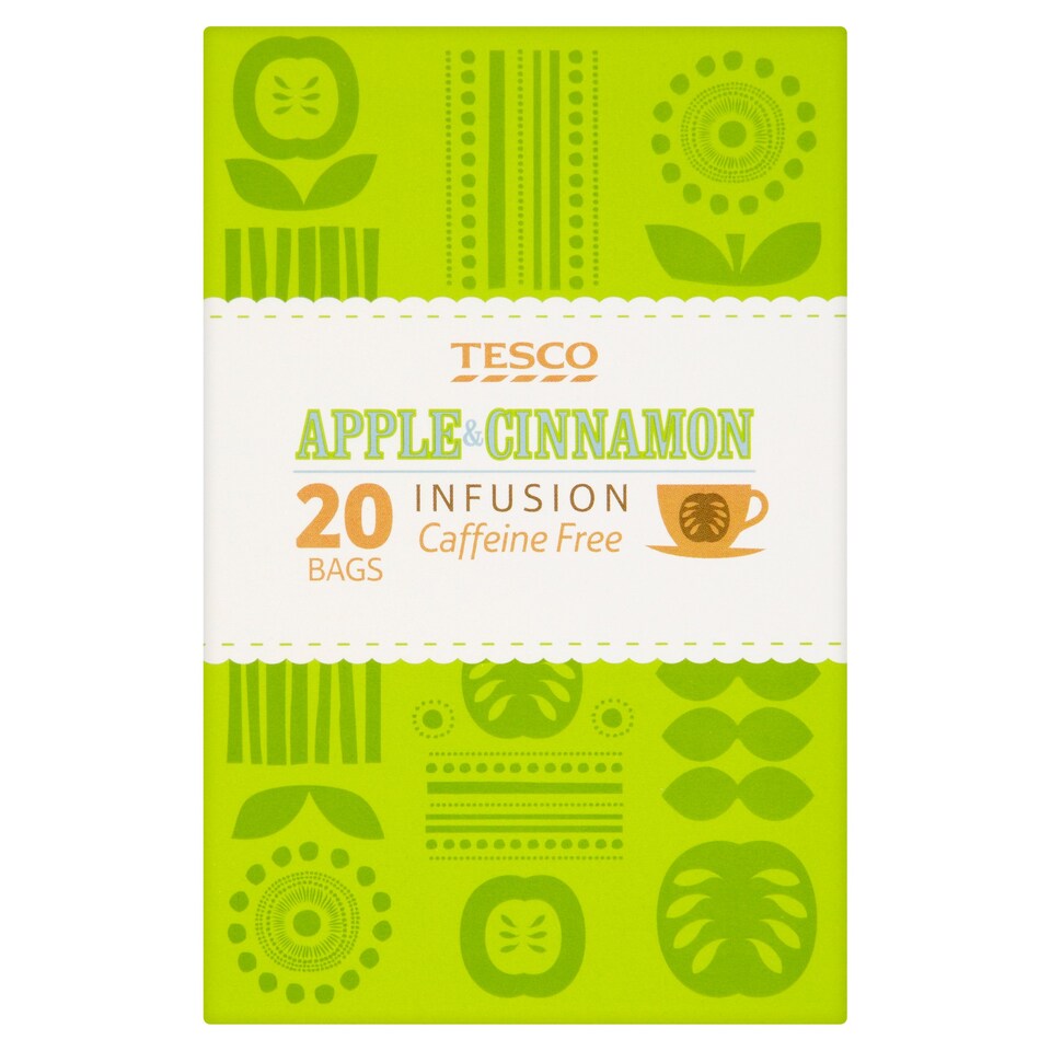 Tesco Apple And Cinnamon 20'S 50G