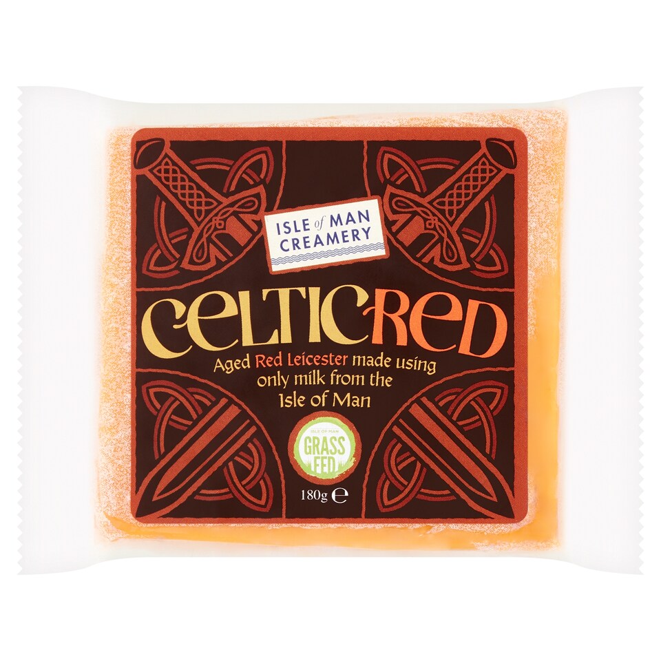 Isle Of Man Creamery Celtic Red Leicester Cheese 180G