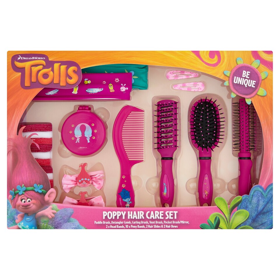 Trolls Poppy Hair Care Set