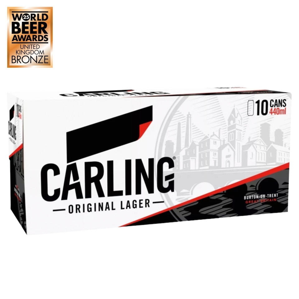 image 1 of Carling Original Lager Beer 10 x 440ml