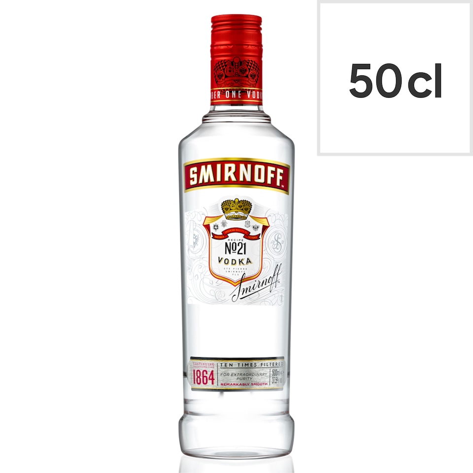 Smirnoff Red Vodka 50Cl