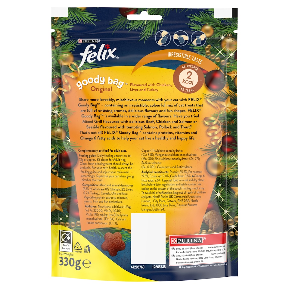 image 1 of Felix Goody Bag Original Mix Cat Treats 330G