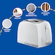 image 4 of Russell Hobbs Honeycomb Toaster White