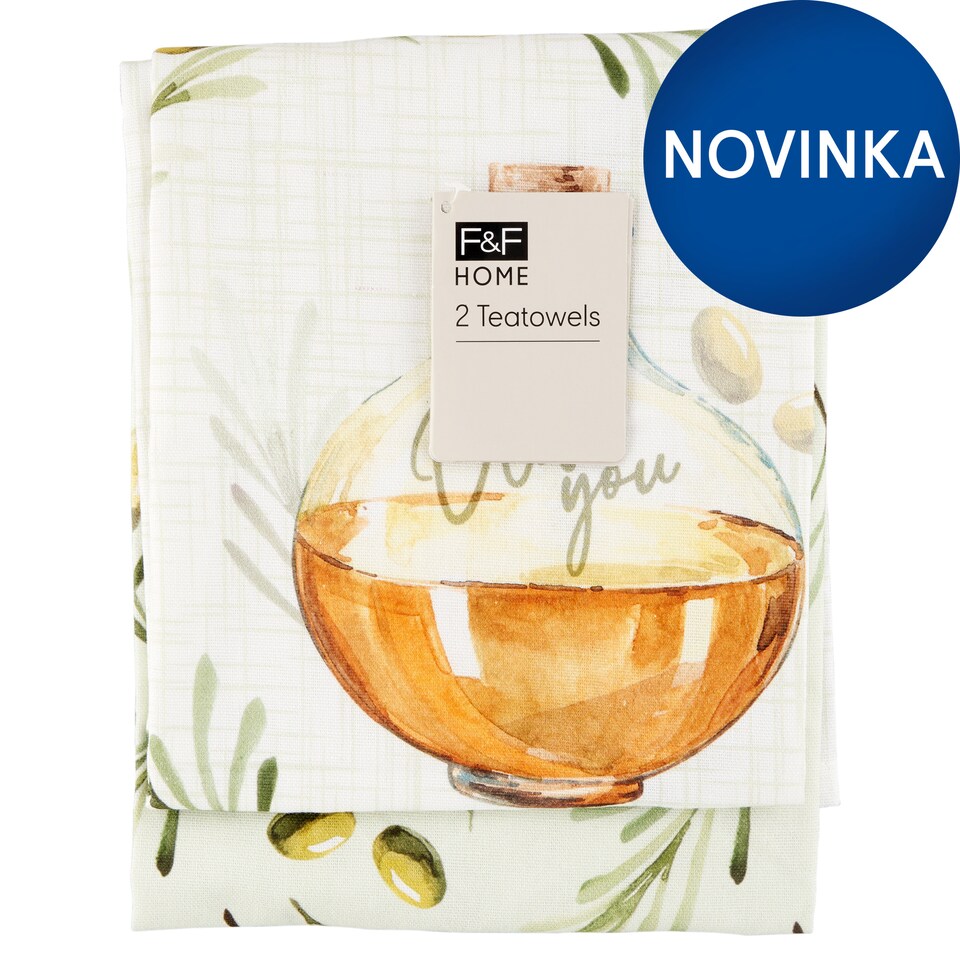 F&F Home Olive utierka 50 cm x 70 cm 2 ks