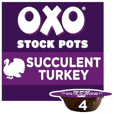 Oxo Stock Pots Succulent Turkey with Bay & Parsley 4 Pack 80g